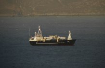 Fame 15/05/15 Cargo supply anchored off the Black Rock